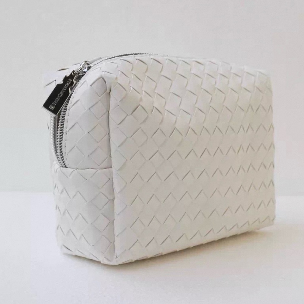 Skinceuticals White Toiletry Cosmetic Bag